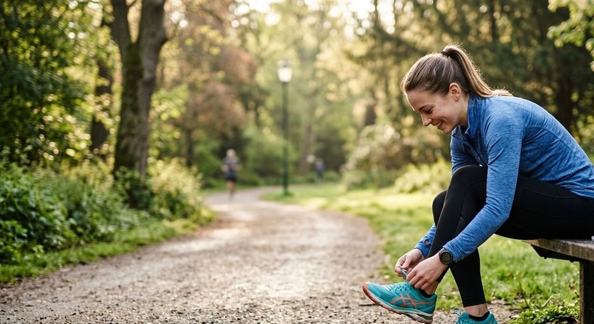 Running beginner outdoor jogging