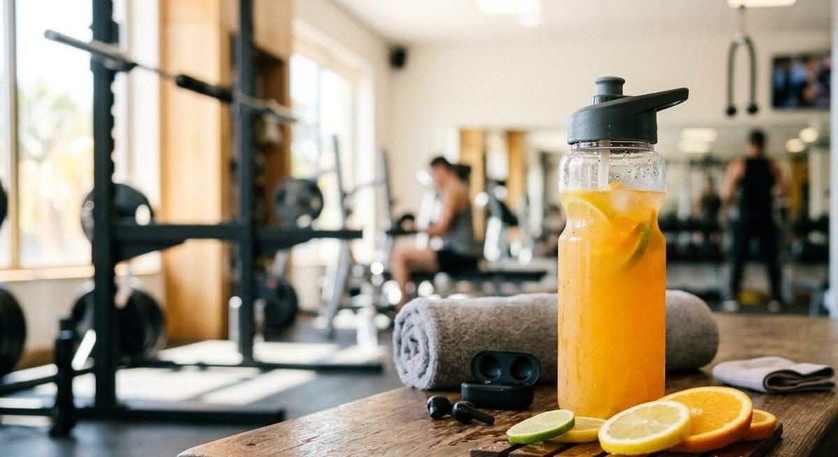 Electrolyte drink after training