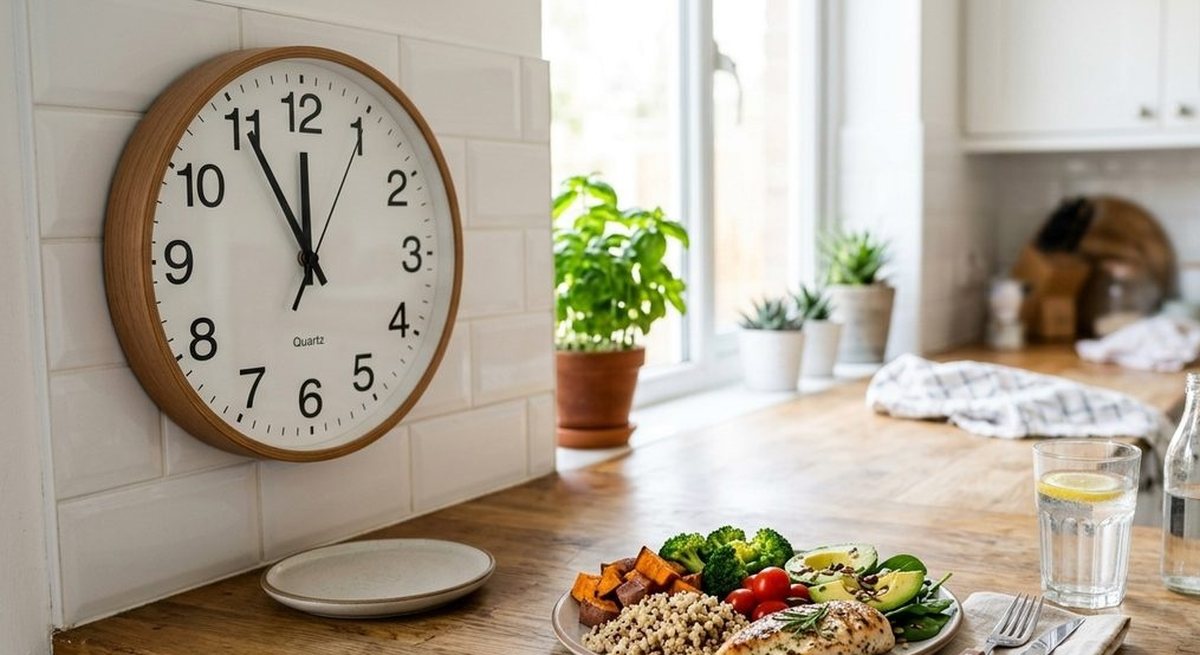 Healthy food nutrition intermittent fasting